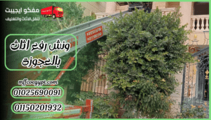 ونش رفع اثاث بالعجوزة